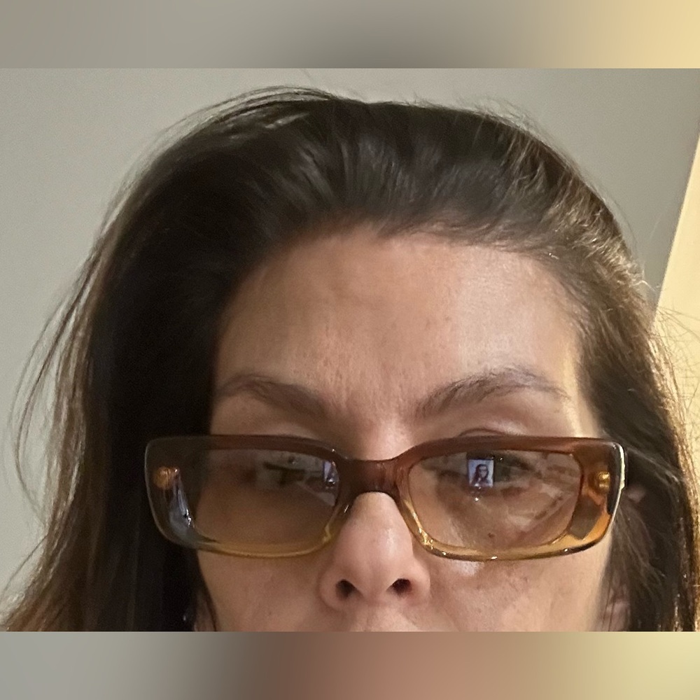 Vintage Gucci Amber-Brown Rectangular Women’s Sun… - image 6